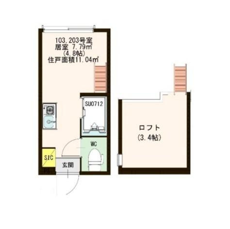 【間取り】 | ハーモニーテラス高円寺南Ⅱ