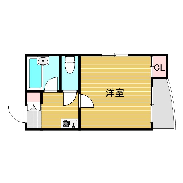 第2シャトーサンショウの間取り