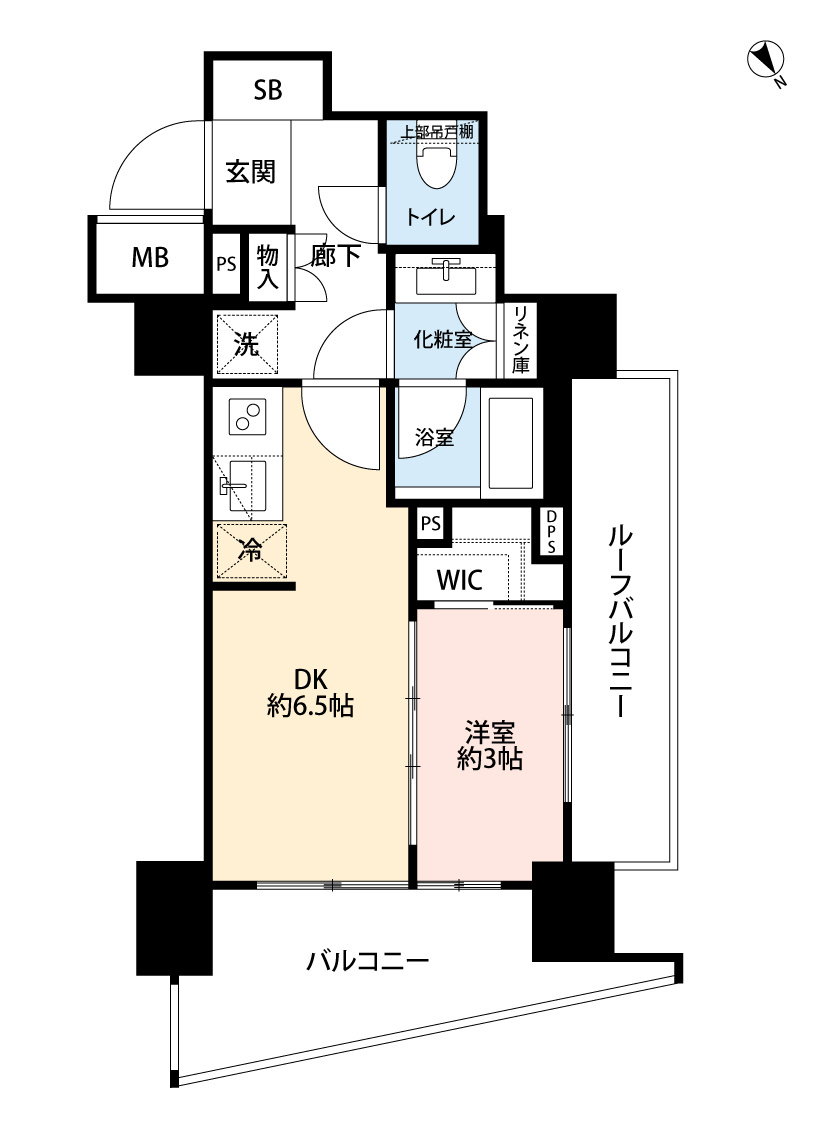 ピアース柿の木坂の間取り