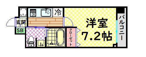 【間取り】 | エスリード弁天町パークプレイス