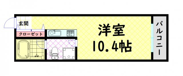 【間取り】 | ライオンズシティ難波南