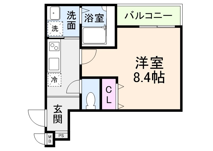 フジパレス喜連西ノースの間取り