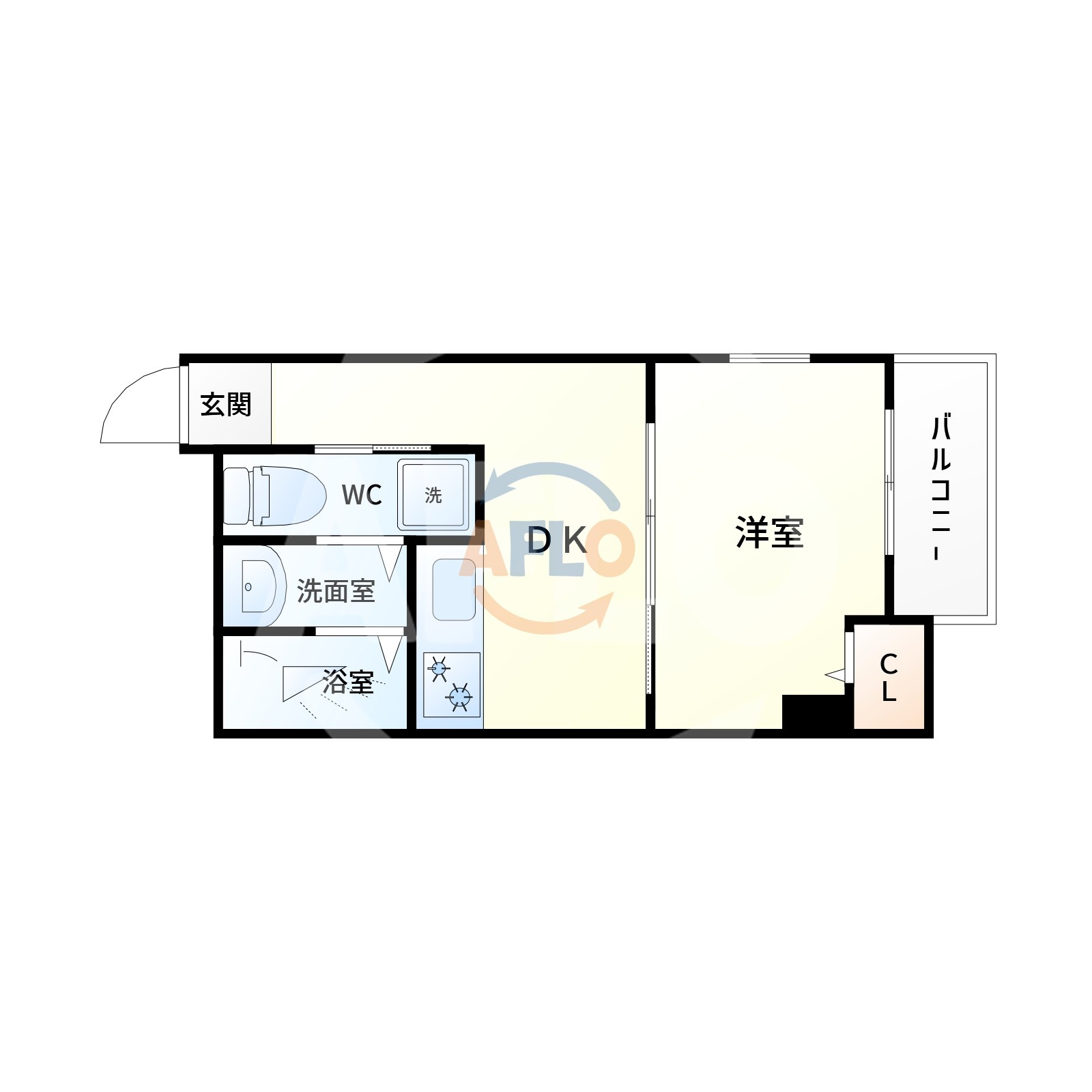 新大阪川島マンションの間取り|間取り