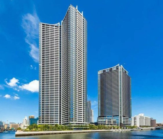 パークタワー勝どき　サウス棟の外観