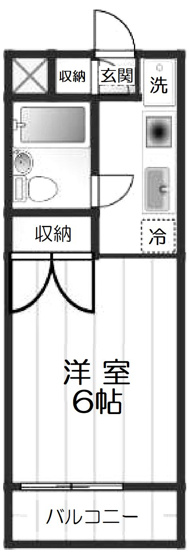 【間取り】 | スカイコート赤羽　15720