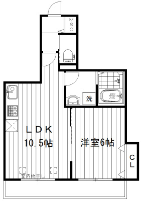 栄華マンションの間取り