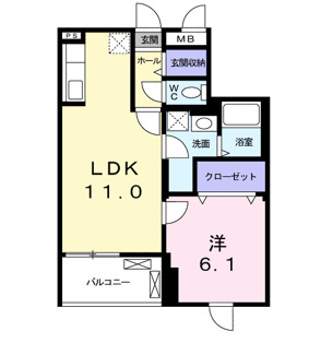【間取り】 | ウォーターラッド | 間取りです。