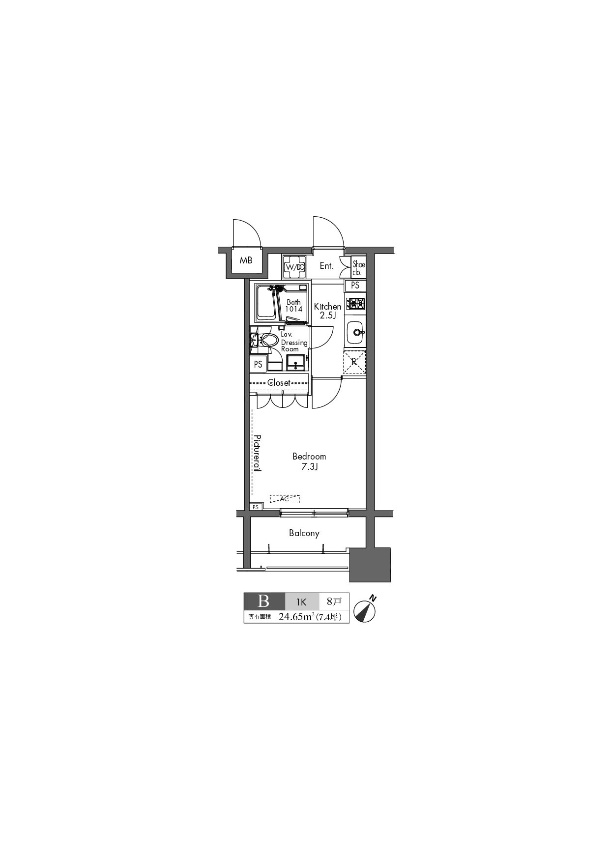 プラウドフラット三軒茶屋の間取り|★間取図★