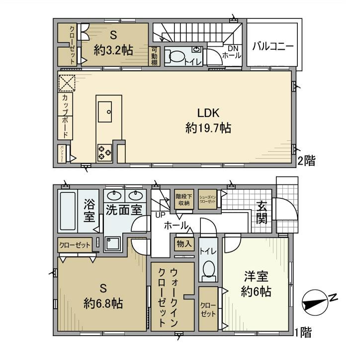 奥沢戸建の間取り