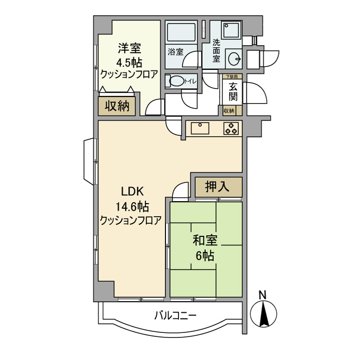 セントレー大宮指扇の間取り