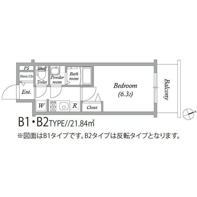 アドバンス大阪ブリスの間取り