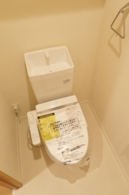 嬉しい温水洗浄便座付き