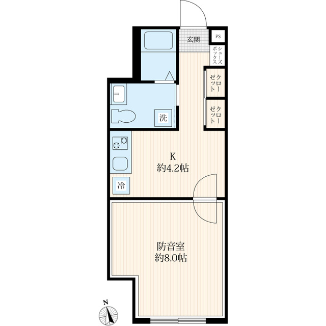 ＶＯＲＴ高井戸西ｒｅｓｉｄｅｎｃｅの間取り