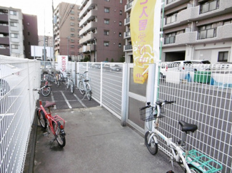 駐輪場です