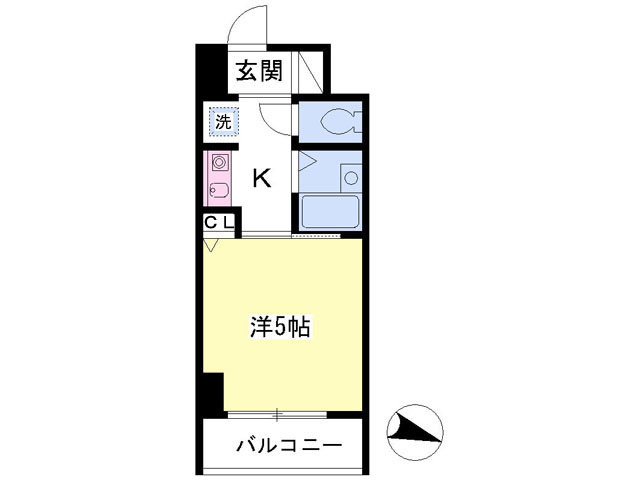 19.99平米　通勤・通学に便利な駅近の１Ｋ！