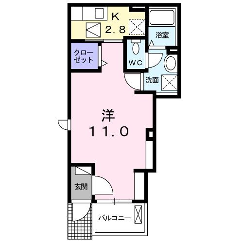 【間取り】 | メゾンａｂｅｃｙｕⅡ
