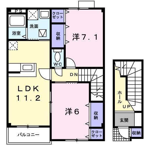 フロールの間取り