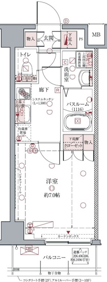 【間取り】 | クレヴィスタ亀戸Ⅱ