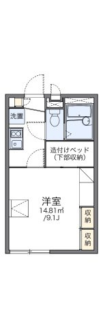 【間取り】 | レオパレスコスモガーデン