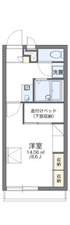 【間取り】 | レオパレスチャーム　Ⅰ