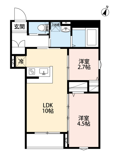 【間取り】 | ｒｏｂｏｔ　ｈｏｍｅ　亥鼻Ⅱ