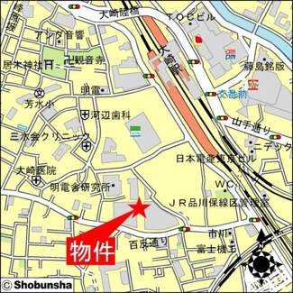 【地図】 | 大崎ウエストシティタワーズＥＡＳＴ