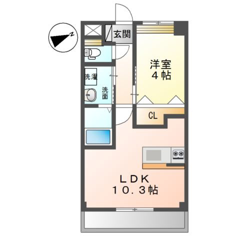 リアンＳの間取り