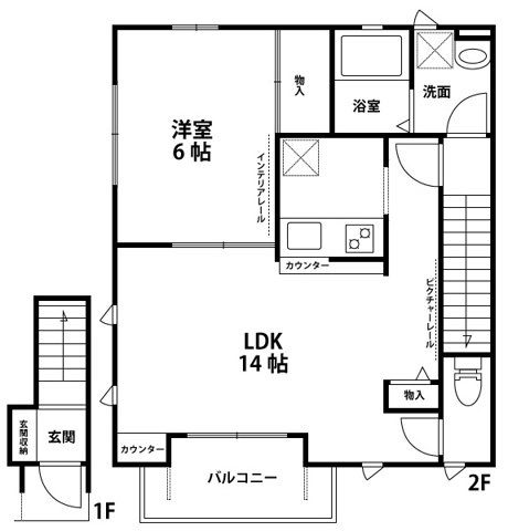 エストゥールの間取り