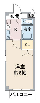レージュ城西の間取り