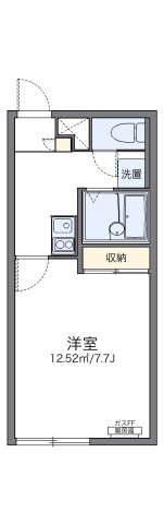レオパレスＭＹＫの間取り