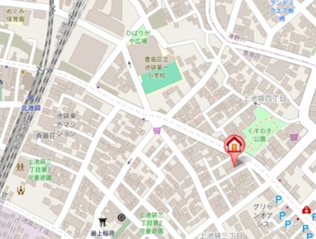 【地図】 | 扶桑ハイツ池袋