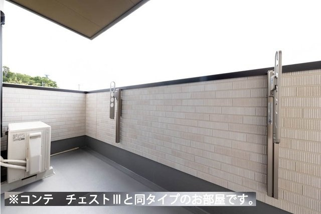 ヒカルサさいたまサクラのバルコニー