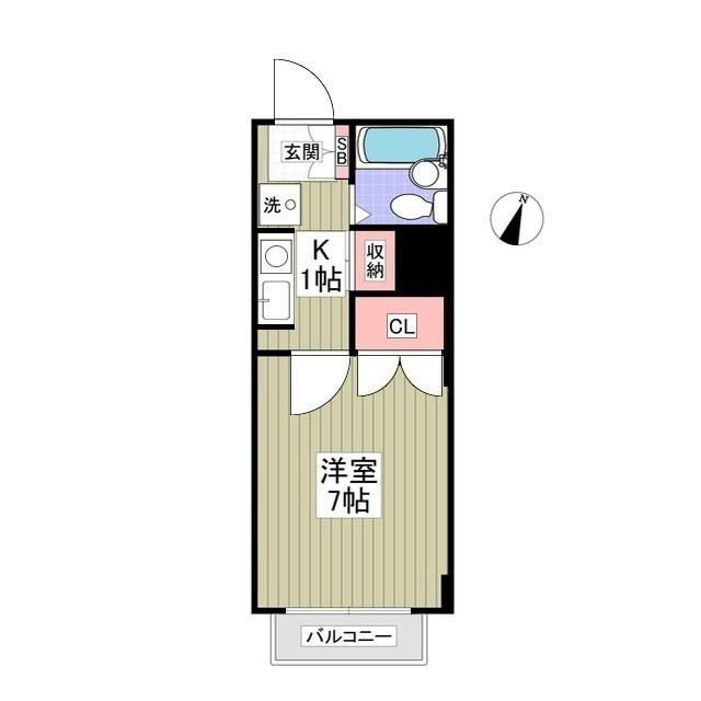 白鍬グランデの間取り