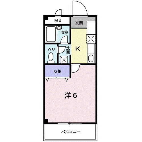 ラカーサ弐番館の間取り