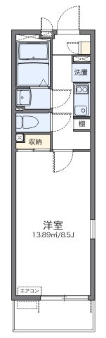 レオネクストひまわりの間取り|代表的な間取のため実際の間取とは異なる場合があります