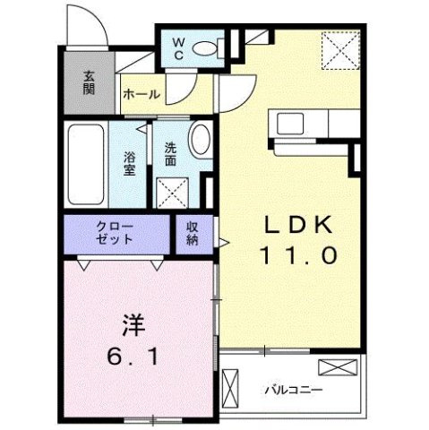 ルージュ・Ｎの間取り