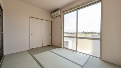 エアコン付きの和室