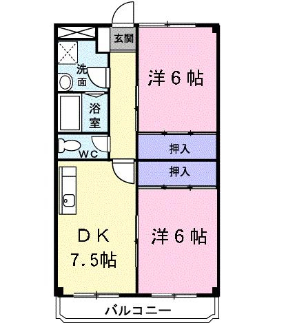 セントラルパークハイツの間取り
