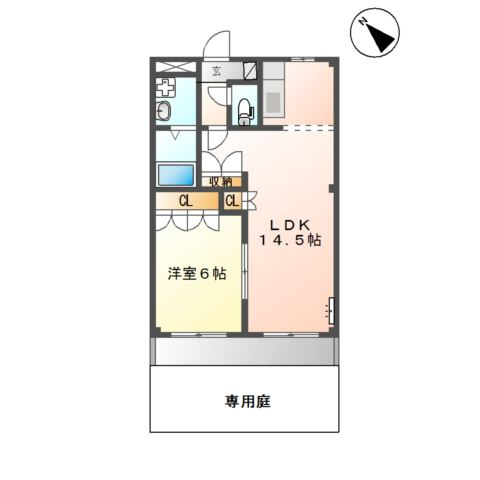 【間取り】 | ディアコーポＳＵＺＵＫＩ