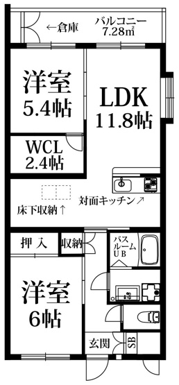 【間取り】 | SUN’Sももち(サンズももち）