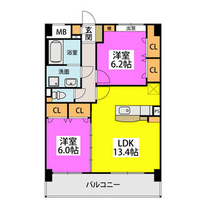 【間取り】 | ポワッソン ルージュ