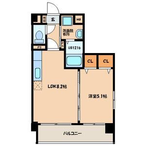 【間取り】 | ラシュール･イン大橋