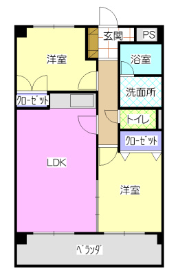 瑞光ハイツの間取り
