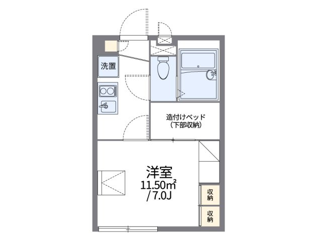 【間取り】 | レオパレスラ　ルーナ