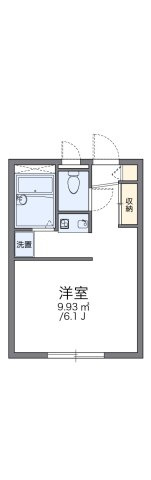 レオパレスオータムの間取り