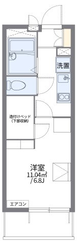 レオパレスＫＡＴＯＨⅡの間取り|代表的な間取のため実際の間取とは異なる場合があります