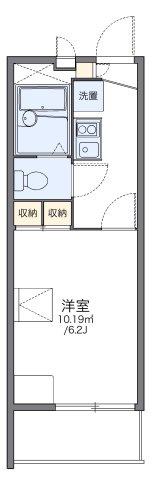 レオパレス城屋敷１１０の間取り