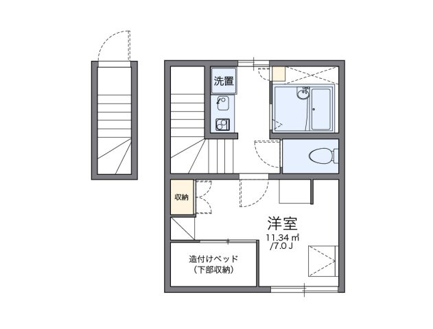 レオパレス大門の間取り