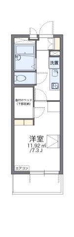 レオパレス中島町の間取り