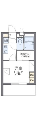 レオパレス名駅南の間取り